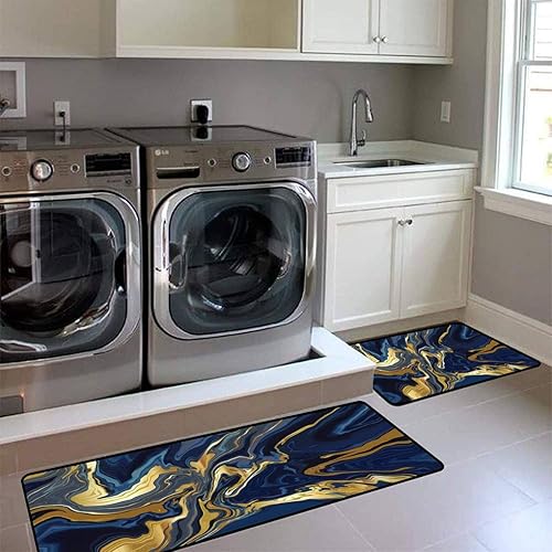 Miniatura 3 de Juego de alfombras de cocina de cerca de un viejo barril de whisky de roble para el suelo, antideslizante, lavable, tapete de baño, tapete de