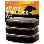 O NATURALS 3-Pack Organic Soap Bar 4oz each Set - 100% Vegan Cold Process Body Wash Scented Premium Essential Handmade Soap - Natural Soaps for Men Women, Face, Body - African Black