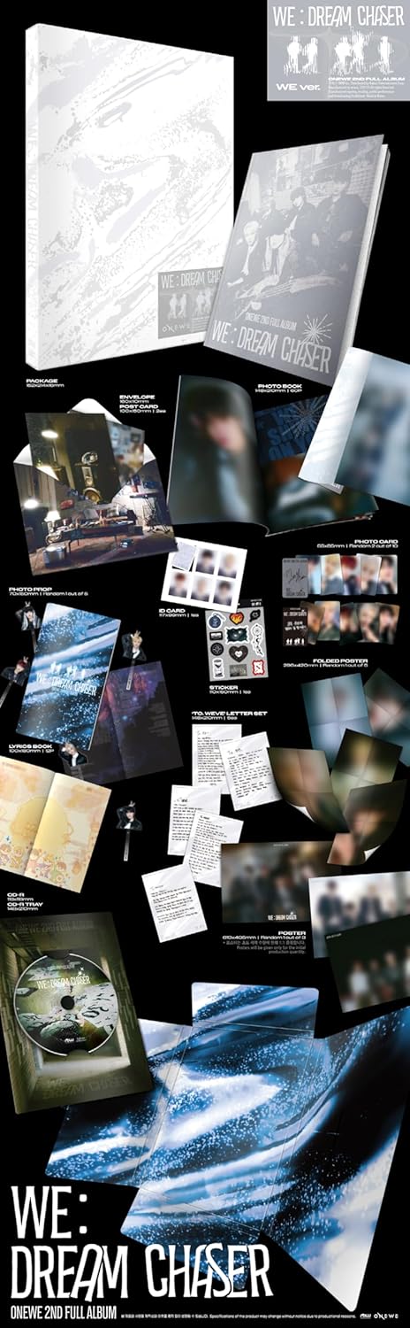 ONEWE WE : Dream Chaser 2nd Full Album with Tracking Sealed (Set(WE+Dream Chaser))