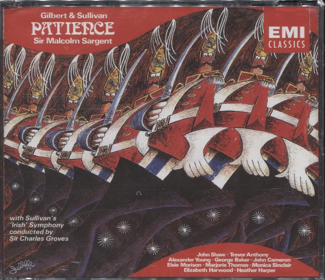 Patience / Irish Symphony Gilbert & Sullivan, Sargent, Pro Arte