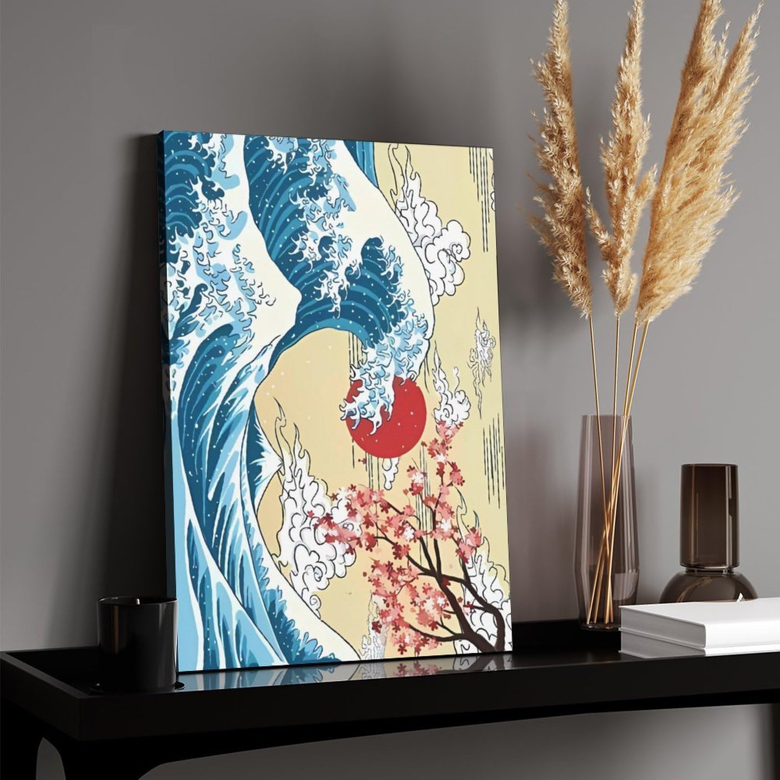 Amazon.co.jp: 日本 国旗 日の丸 旗 キャンバス絵画 アートパネル