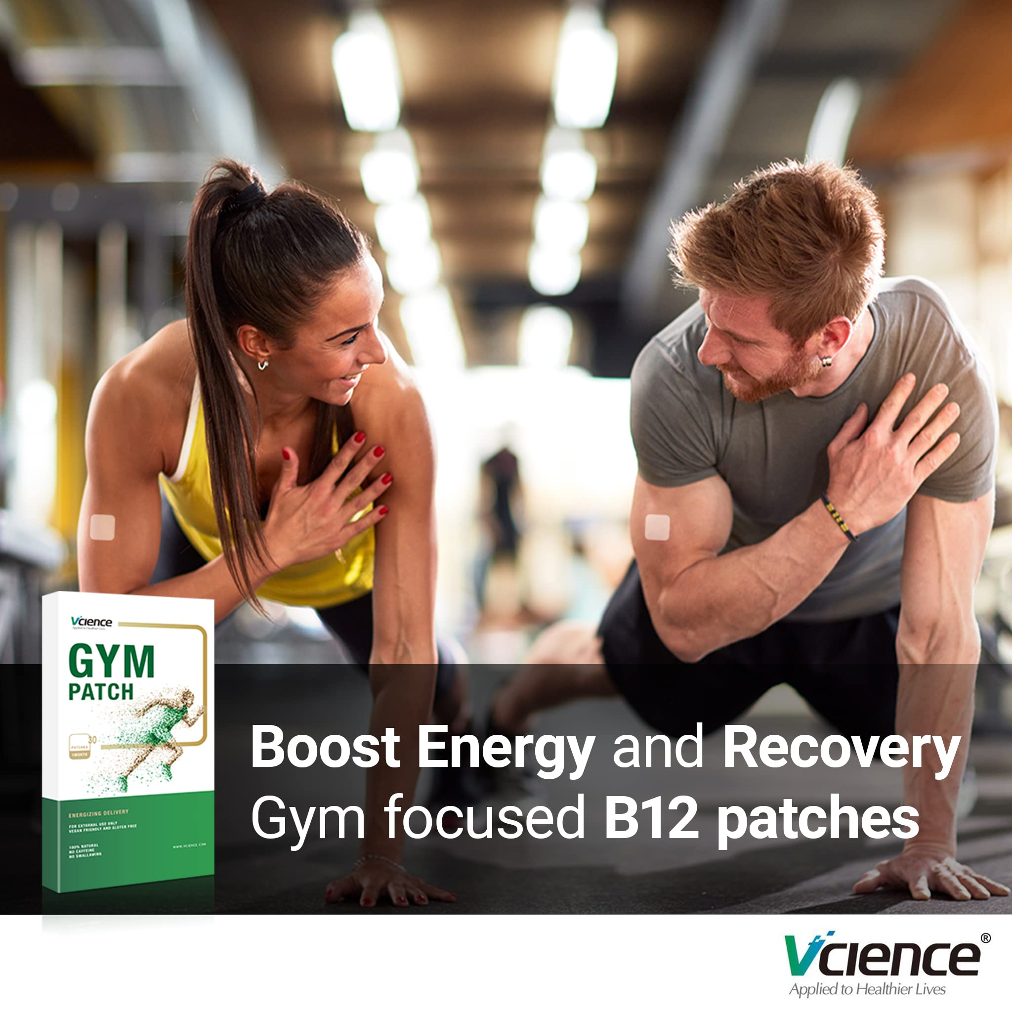 Buy Vcience Transdermal Vitamin 12 Patches B12 & B Patch 1000mcg