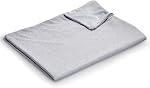 EXQ Home Weighted Blanket Cover 60x80 -Queen Size Premium Soft for Weighted Blanket with Zipper,Machine Washable Duvet Cover (Grey,Duvet Cover Only)