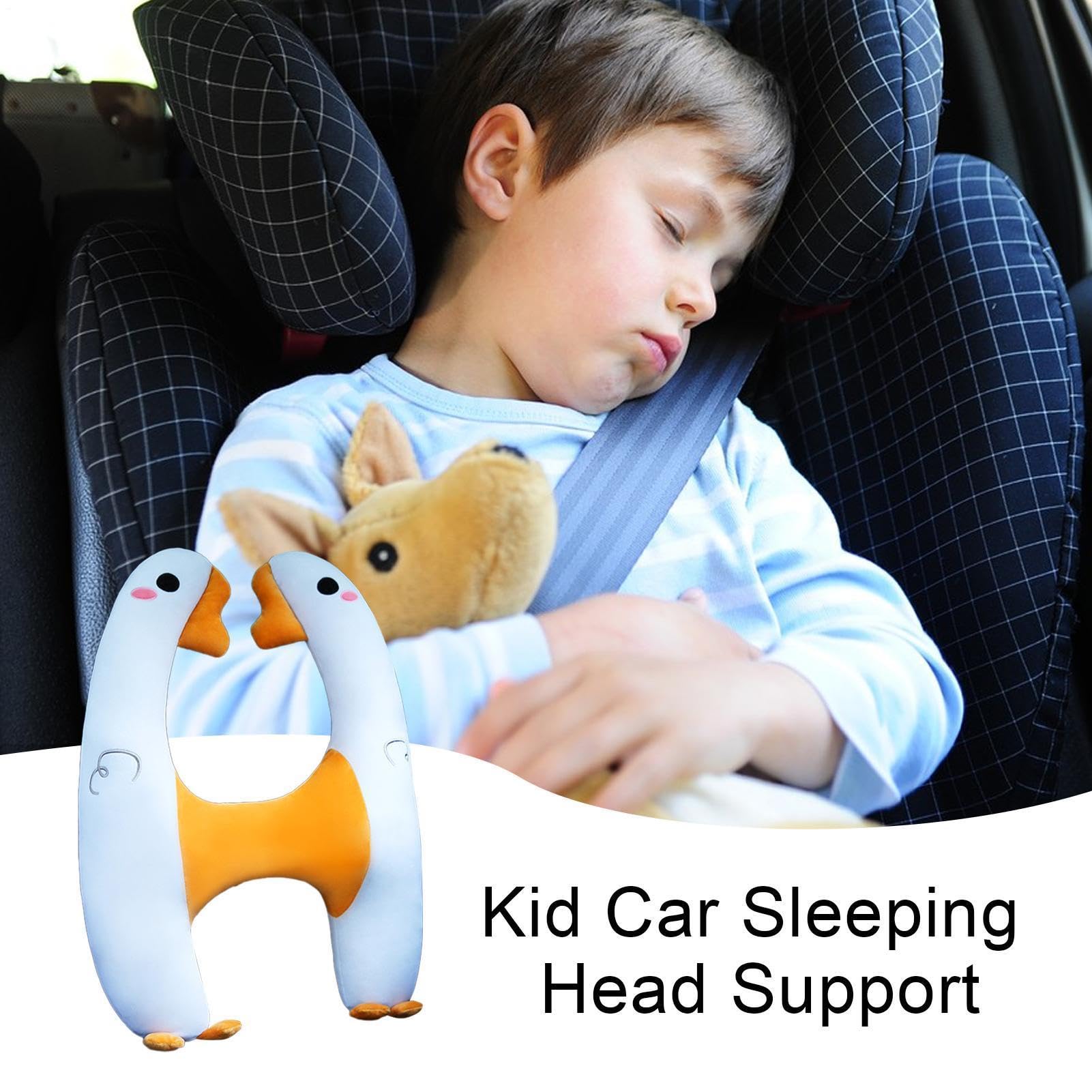 Appui-Tête Enfant Pour Siège Auto Voiture Forme H peluche douce respirante | Oreiller siège auto Pour Assurer Le Confort Auto Des Lors Des Trajets