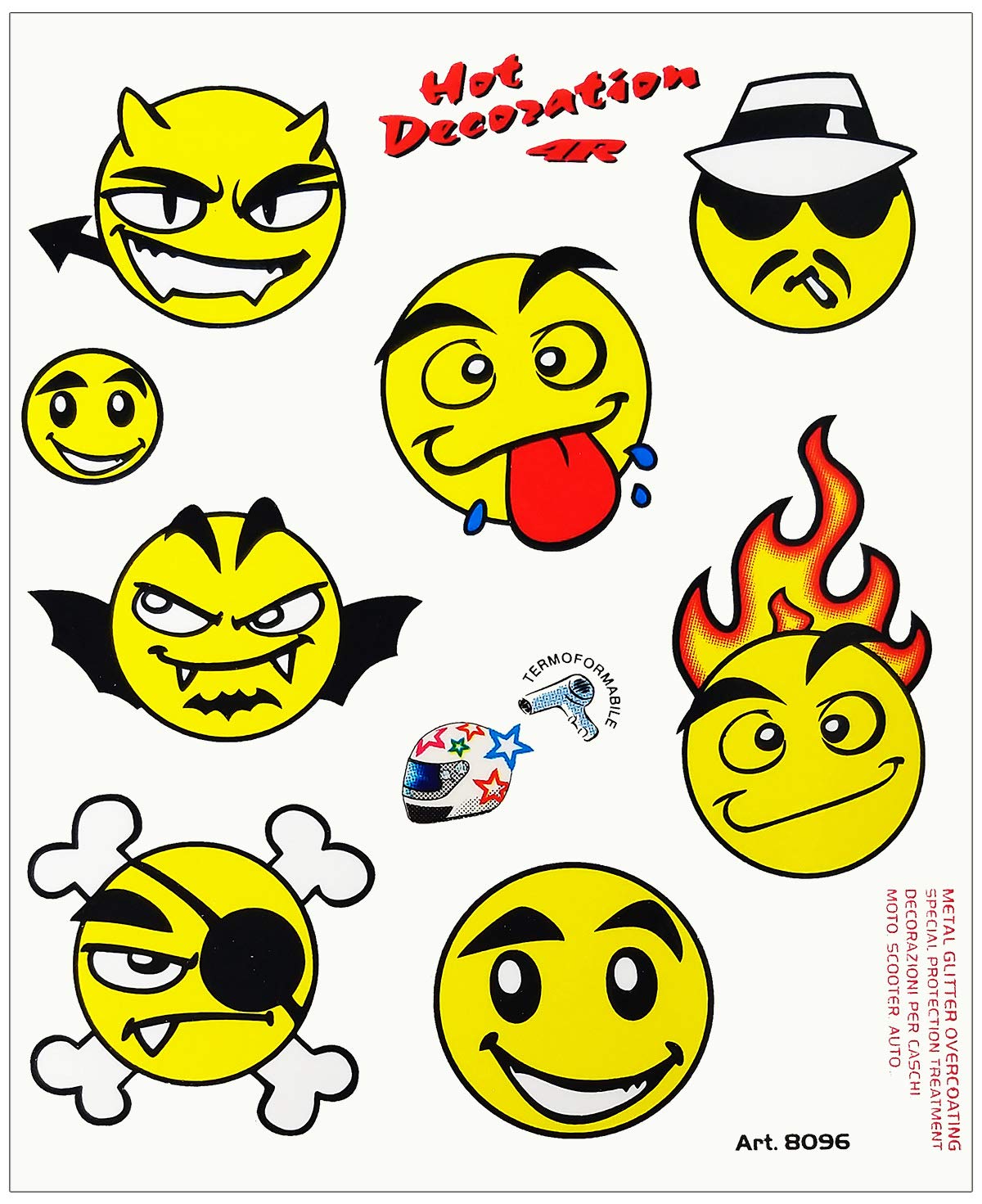 Quattroerre Sticker Smile 14 x 16 cm