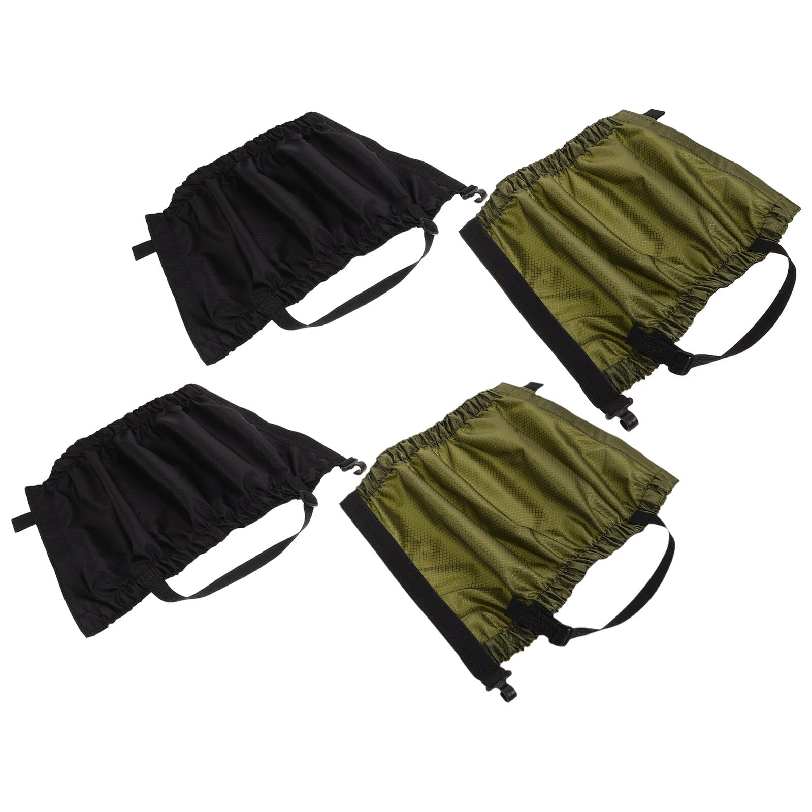 MAGICLULU 2 Paia Ghette da Trekking Impermeabili in Oxford Resistenti Neve e Fango Regolabili con Strap per Uomo e Donna Copertura Completa per Escursionismo Trail Running e Alpinismo