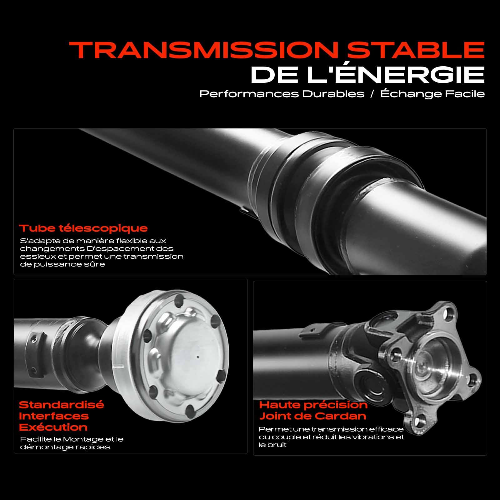 Frankberg Arbre de transmission, essieu arrière LR037027 | Compatible avec: Discovery III L319, Discovery III TAA, Découverte IV L319