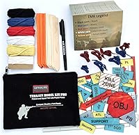 Vista 1 de LETHALIFE Terrain Model Kit 2.0, actualizado a símbolos de plástico, pelotón y escuadrón TMK, kit de mesa de arena para escuelas militares