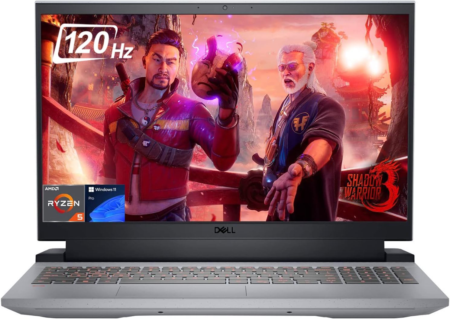 Dell G15 Gaming Laptop, 15.6 FHD 120Hz Display, AMD Ryzen 5 6600H (Beat Core i7-11600H), GeForce RTX 3050, 32GB DDR5, 1TB PCIe SSD, WIFI 6, RGB Keyboard, Type-C, HDMI, US Version KB, Win 11 Pro Dell G15 Gaming Laptop, 15.6 FHD 120Hz Display, AMD Ryzen 5 6600H (Beat Core i7-11600H), GeForce RTX 3050, 32GB DDR5, 1TB PCIe SSD, WIFI 6, RGB Keyboard, Type-C, HDMI, US Version KB, Win 11 Pro