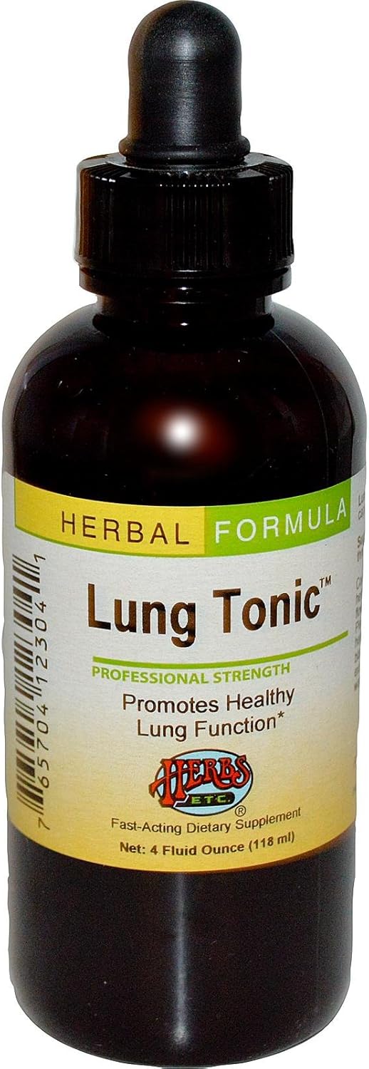 Herbs Etc. Lung Tonic Classic Formula 4 fl. oz (118 ml