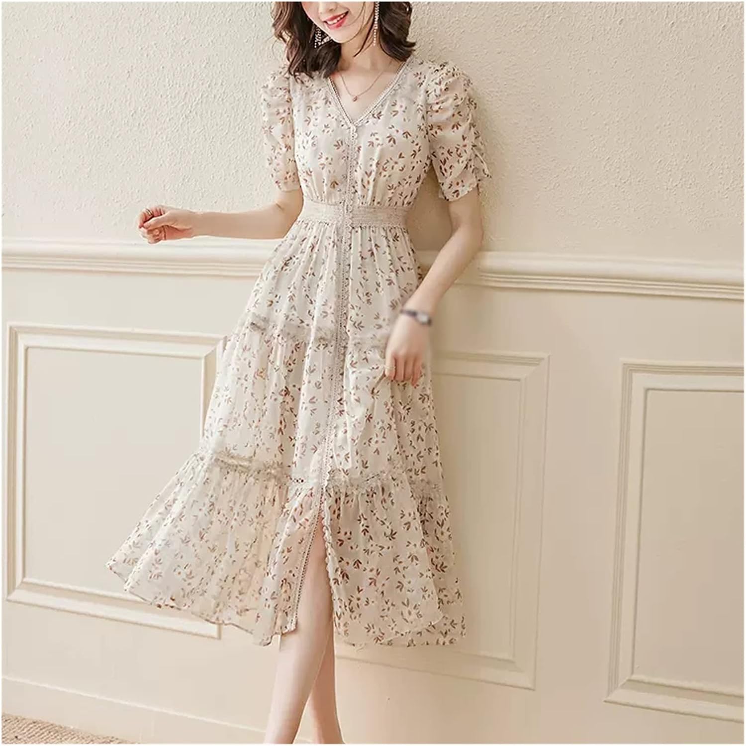 中国景德鎮60～70年代輸出品.金地百花牡丹柄小皿5枚セット。希少美品