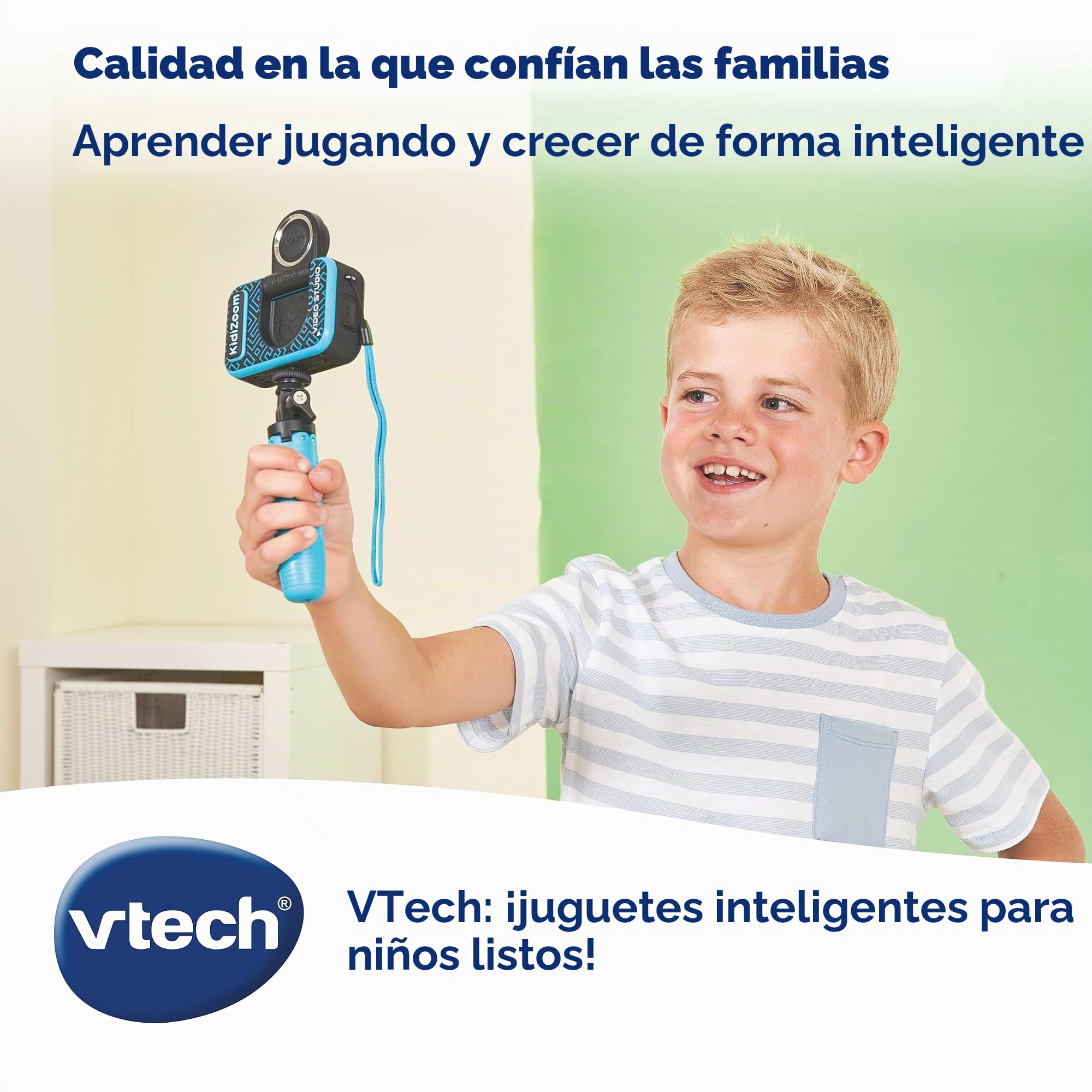 Vtech KidiZoom Video Studio HD 80-531884 Cámara Infantil, Azul