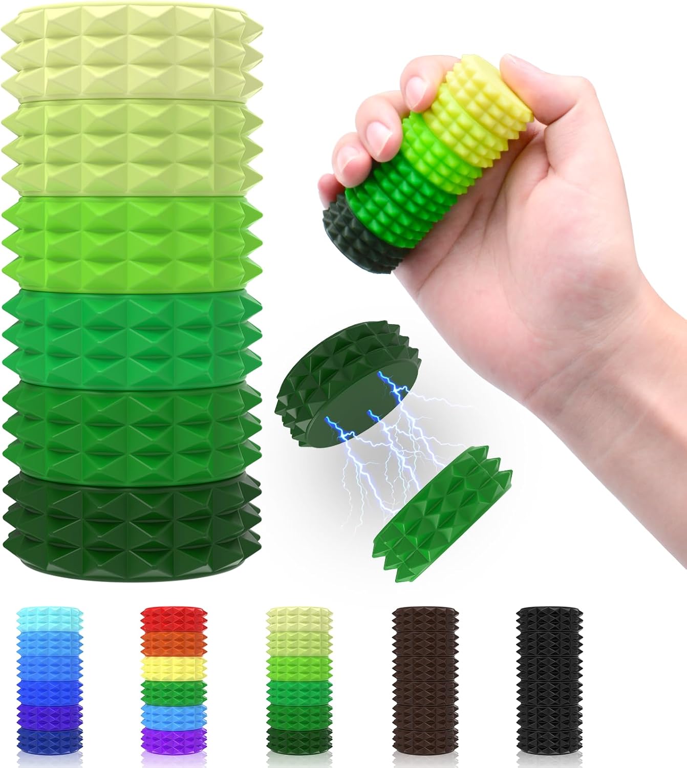 Detachable Magnetic Little Ouchies Pain Fidget Toys,Spiky Pain Stim Fidget Sensory Toys for Adults Stress Relief,Easter Gifts for Men Woman Quiet Fidgets Grippie Toy Office Workers