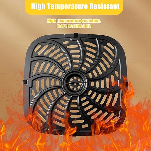 Miniatura 4 de Freidora de aire de 8 cuartos de galón para freidora de aire Chefman TurboFry Touch de 8 cuartos de galón XL, freidora de aire antiadherente