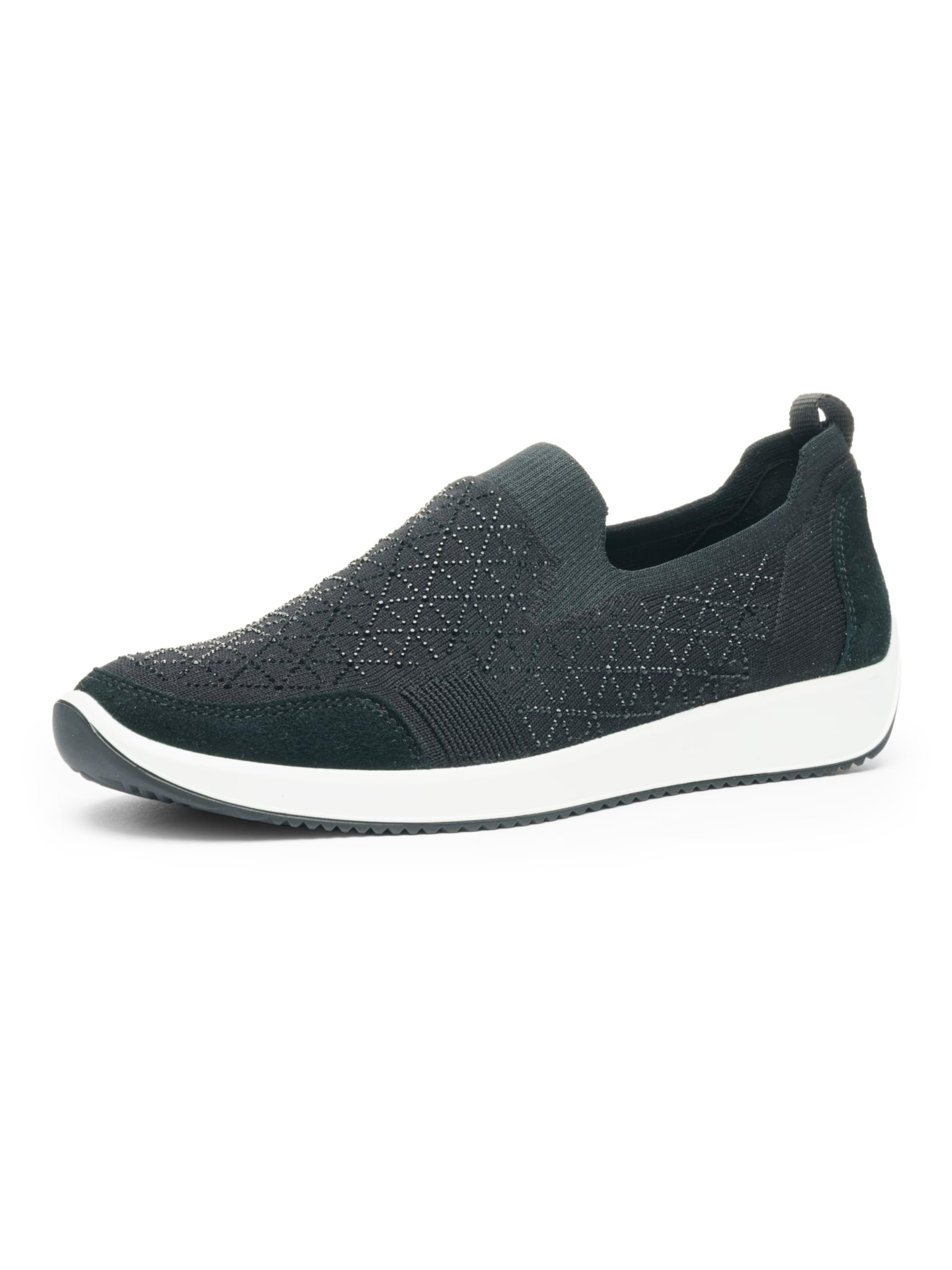 ARA Women's Lisbon Slippers, Black/Black, 6-6.5 UK