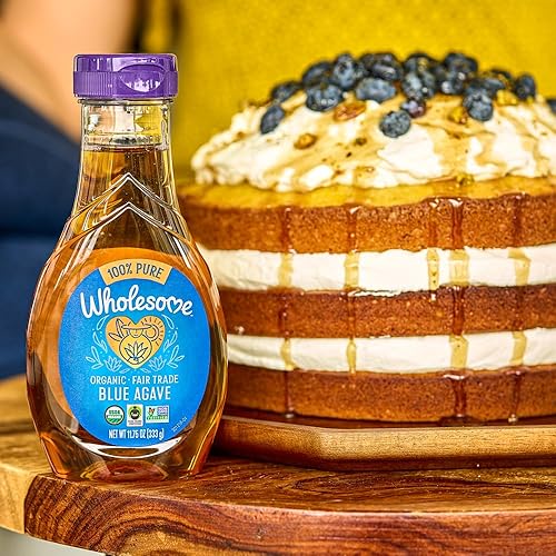 Miniatura 8 de Wholesome Edulcorantes Agave azul orgánico, jarabe, 44 onzas