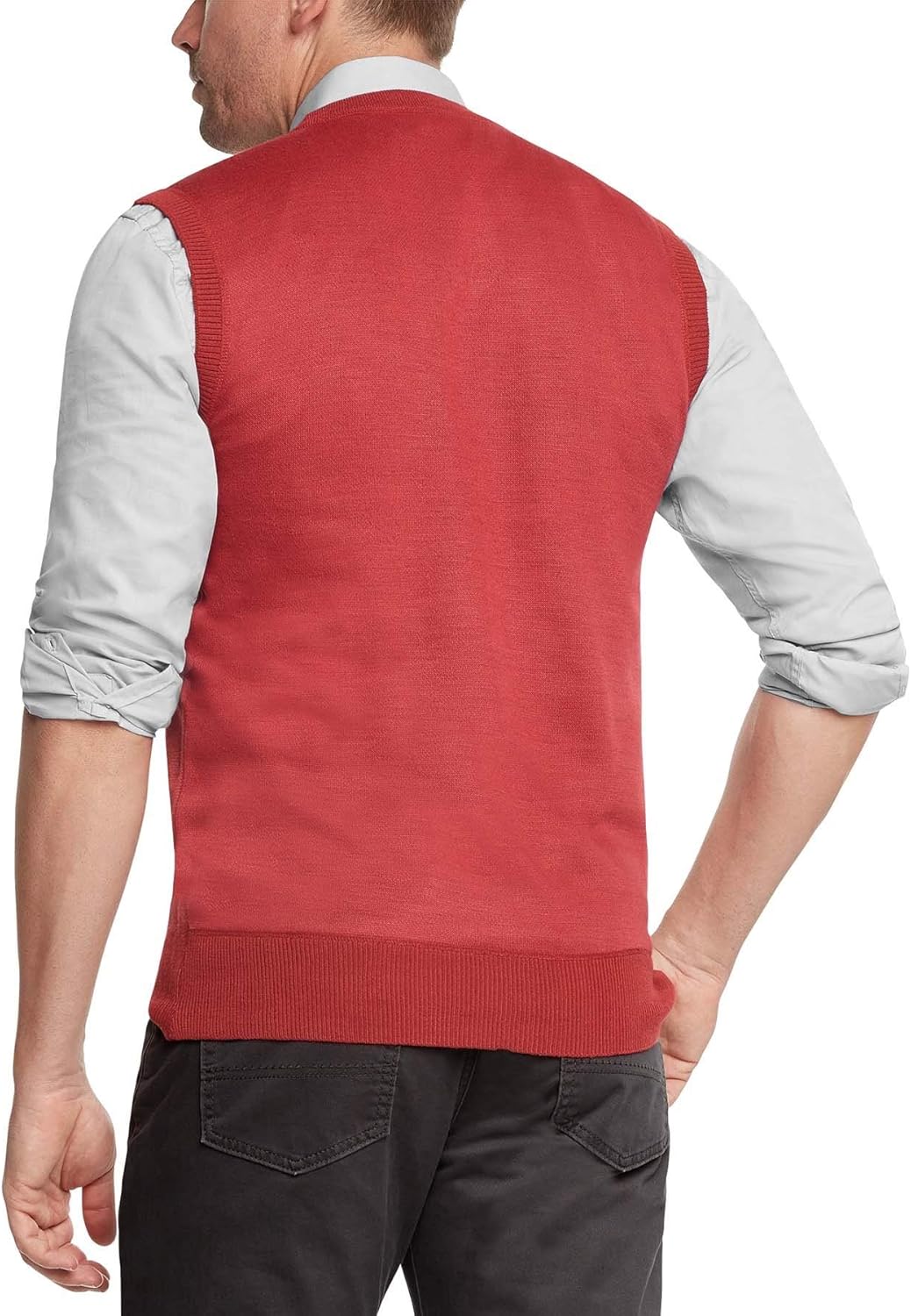 True Rock Men's Argyle V-Neck Sweater Vest - Image 3