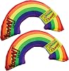 2 Pack Yeowww Catnip Toy, Rainbow 6"