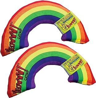 (2 Pack) Yeowww Catnip Toy, Rainbow 6