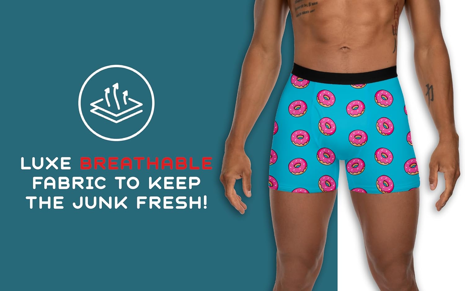 A Weeks Worth Premium Mens Underwear - Moisture Wicking and Breathable Boxers for Men - Mens Boxer Briefs 7 Pack