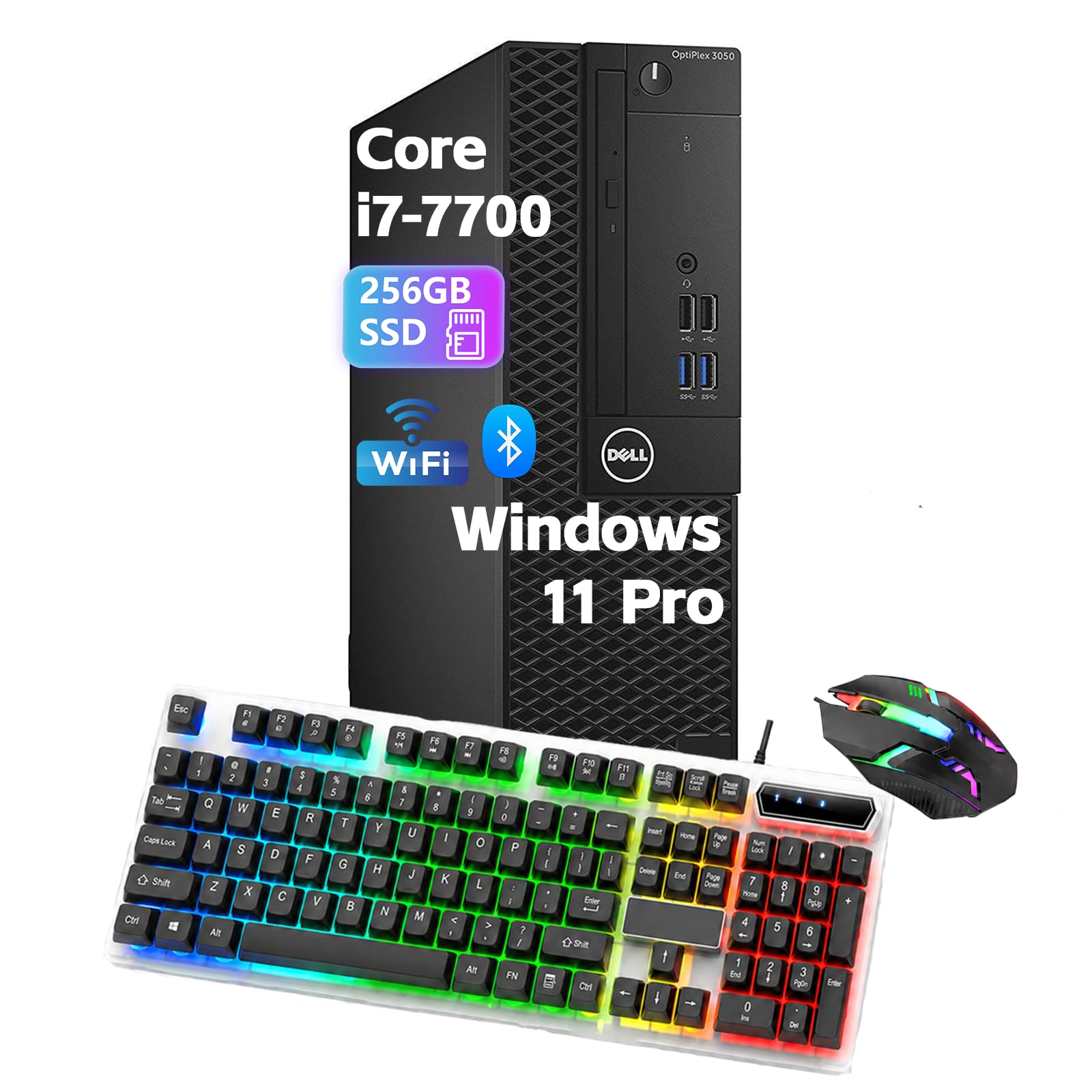 Amazon.com: Dell Optiplex 5050 SFF PC, Core i7-7700, 8GB RAM 256GB