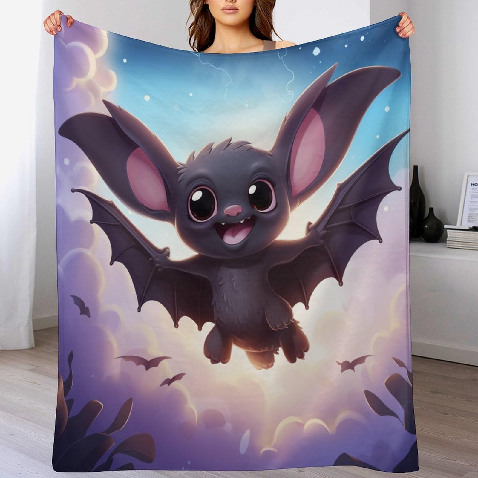 Couverture polaire confortable pour canapé et moments cocooning en famille