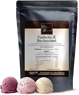 Bindemittel für Eis Zuckerfrei – mit Guarkernmehl für Eis │ Vegan │ 150 g │ X-Bindemittel