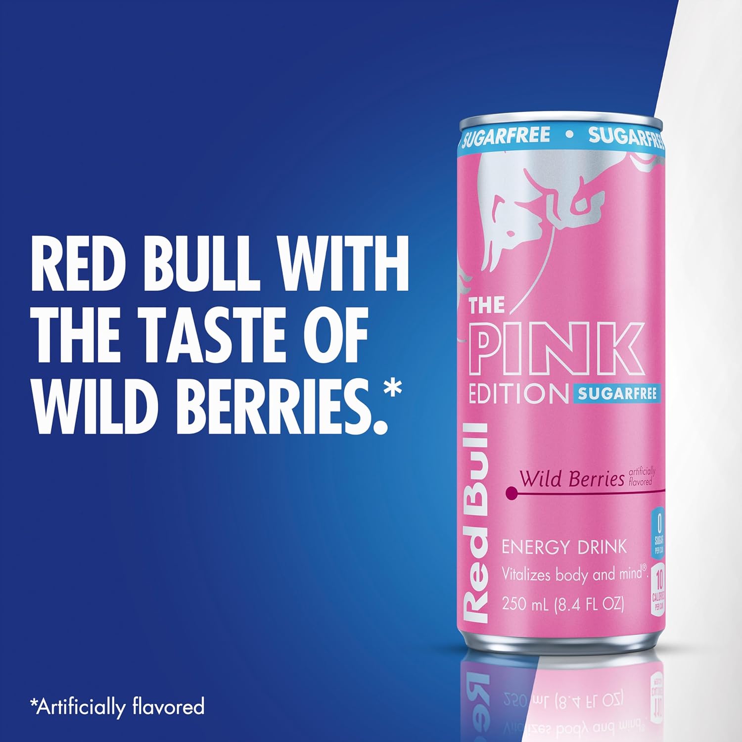 Red Bull Pink Edition Sugar-Free Energy Drink, Wild Berries, with 80mg Caffeine plus Taurine & B Vitamins, 8.4 Fl Oz, 6 Packs of 4 Cans (Pack of 24) - Image 9