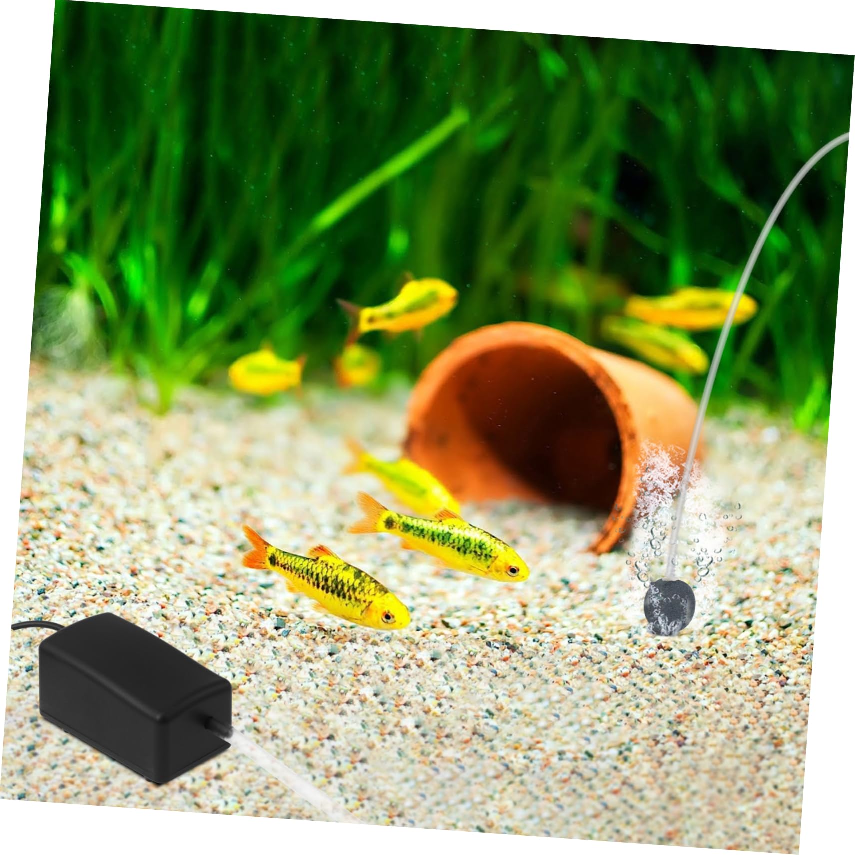HEMOTON Solar Aquarium Luftpumpe Solar-luftpumpe Aquarium Sauerstoffpumpe Solar-teichpumpe Teichbelüfter Für Außenteiche Solarpanel-pumpen-kit Fischtankbelüfter Aquariumpumpe