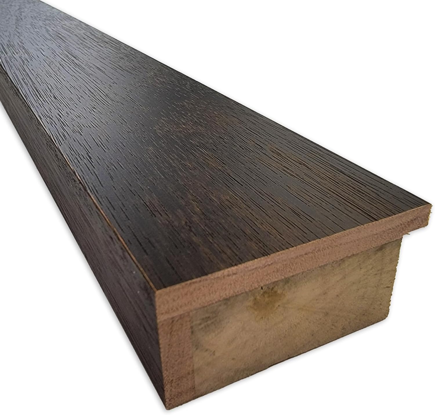 Amanti Art Bathroom Mirror for Over Sink, Vanity Mirror, Wood Frame, Hangs Horizonally and Vertically, Bathroom Wall Decor, Beveled Edge