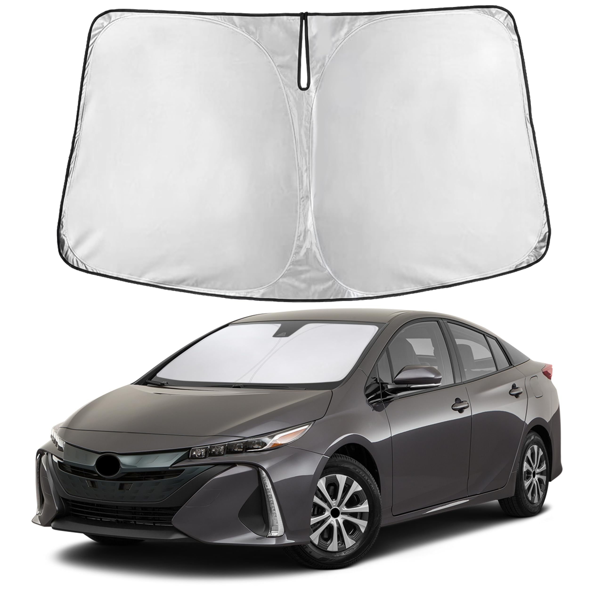 EcoNour Windshield Sunshade Compatible for Toyota Prius Hatchback 2016-2022