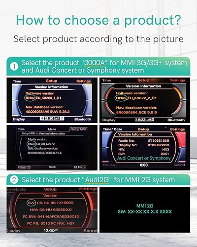 Miniatura 6 de CHOOCL Adaptador Bluetooth 5.0 para Coche para Audi con Interfaz AMI, Mercedes y Volkswagen con Conector MDI, Receptor Bluetooth con Sonido aptX-HD