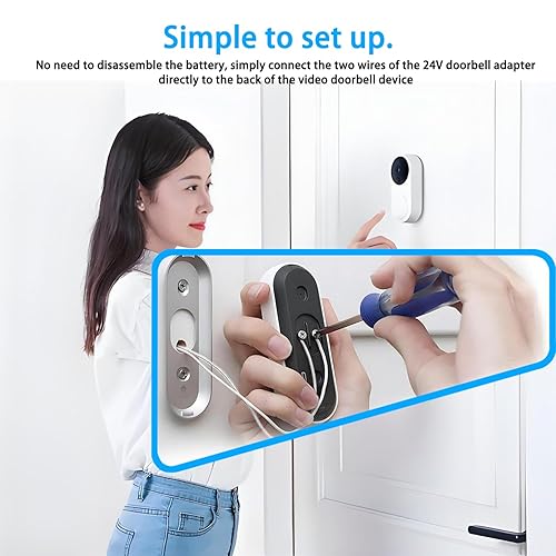 Miniatura 4 de Adaptador de cable transformador C de 24 voltios para termostato y todas las versiones de timbre de timbre, compatible con Nest 1ª/2ª, Ecobee,