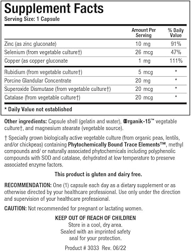 Miniatura 2 de Biotics Research GTA-Forte® – Apoyo para las Glándulas Endocrinas, Promueve el Equilibrio Hormonal Óptimo, Contiene Glandular Porcino, Elementos