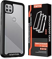 Vista 7 de wahhle Funda compatible con Motorola One 5G Ace, protector de pantalla integrado de cuerpo completo, a prueba de golpes, ajuste delgado, parachoques