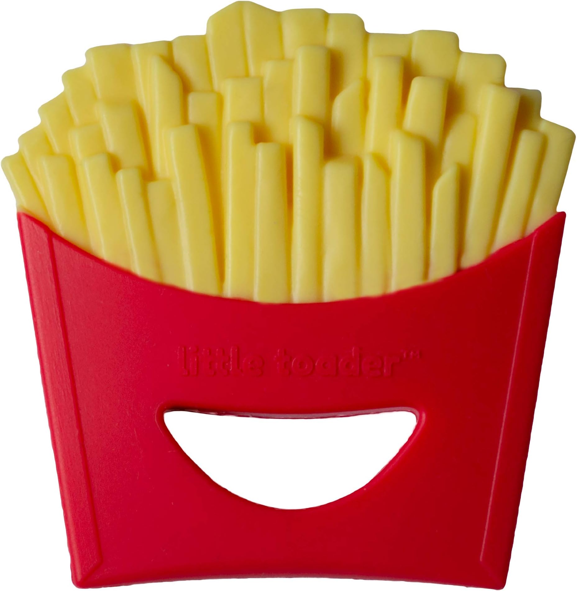 Teething Toys - Soft Silicone Food Shaped BPA Free Teethers (French Fries)