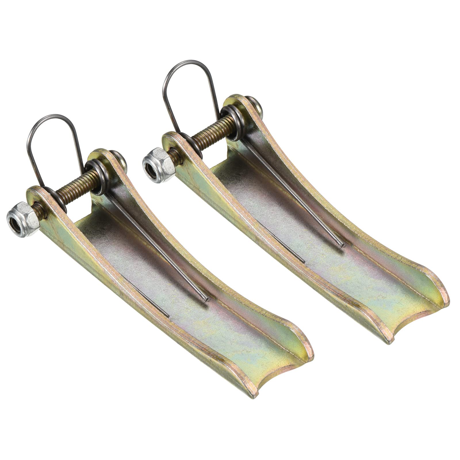 PATIKIL 2.7 Inch Hook Safety Latch Kit, 2 Pack Metal Towing Receiver Hitch Replacement for Clevis Hook Trailer, Zinc Plating