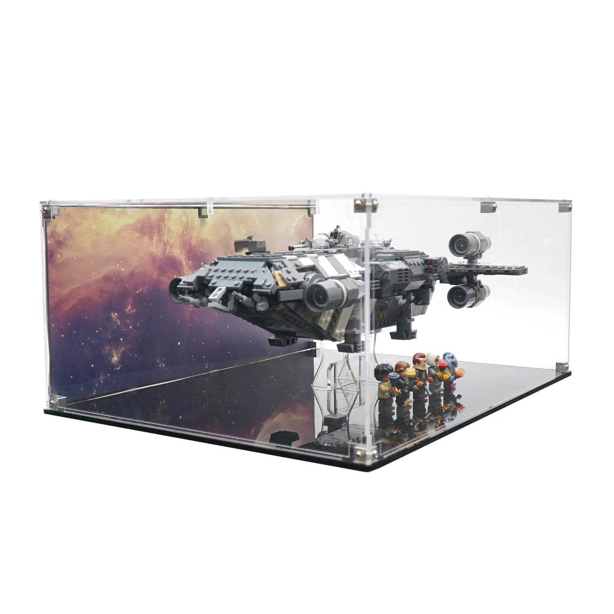 Brickcessories Display Case Compatible with Lego 75374 - The Onyx Cinder Printed Background Art