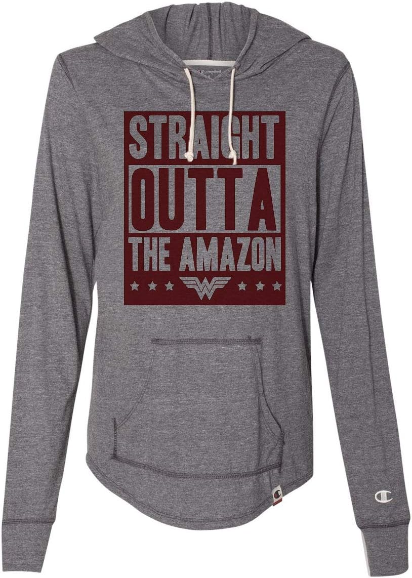 Little Royaltee ShirtsWomens Superhero Fashion Hoodies "Straight Outta The Amazon" Custom Workout Collection