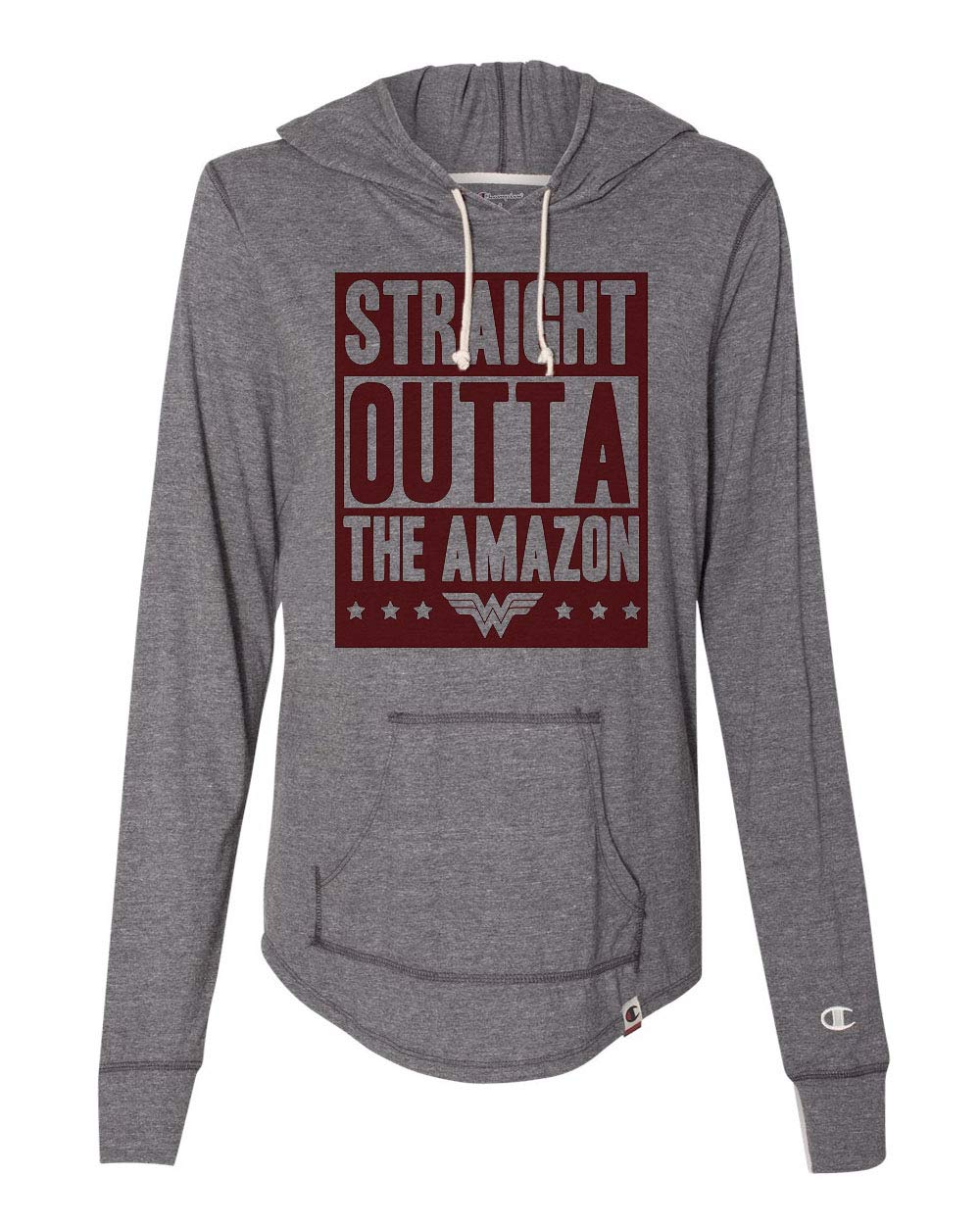 Little Royaltee ShirtsWomens Superhero Fashion Hoodies "Straight Outta The Amazon" Custom Workout Collection