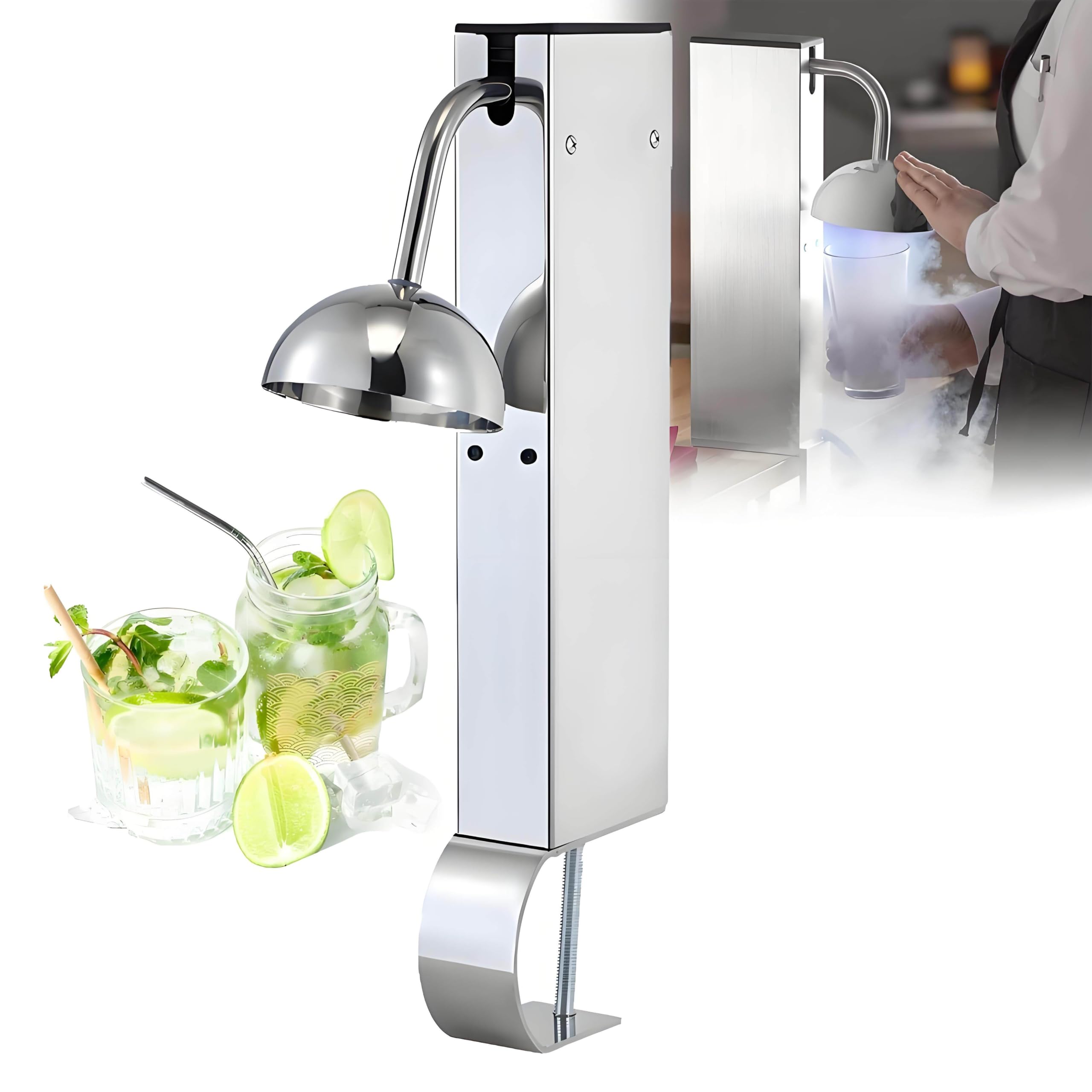 Machine à glaçons électrique pour rafraîchir vos verres à whisky entre amis