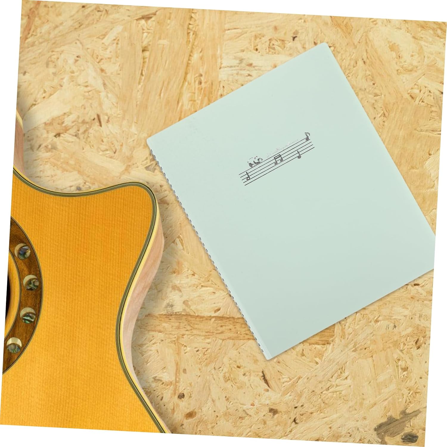 BESTonZON 2pcs Transparent Music Sheet Folder Folder for Sheet Music Documents and More Pages Sides for Musicians