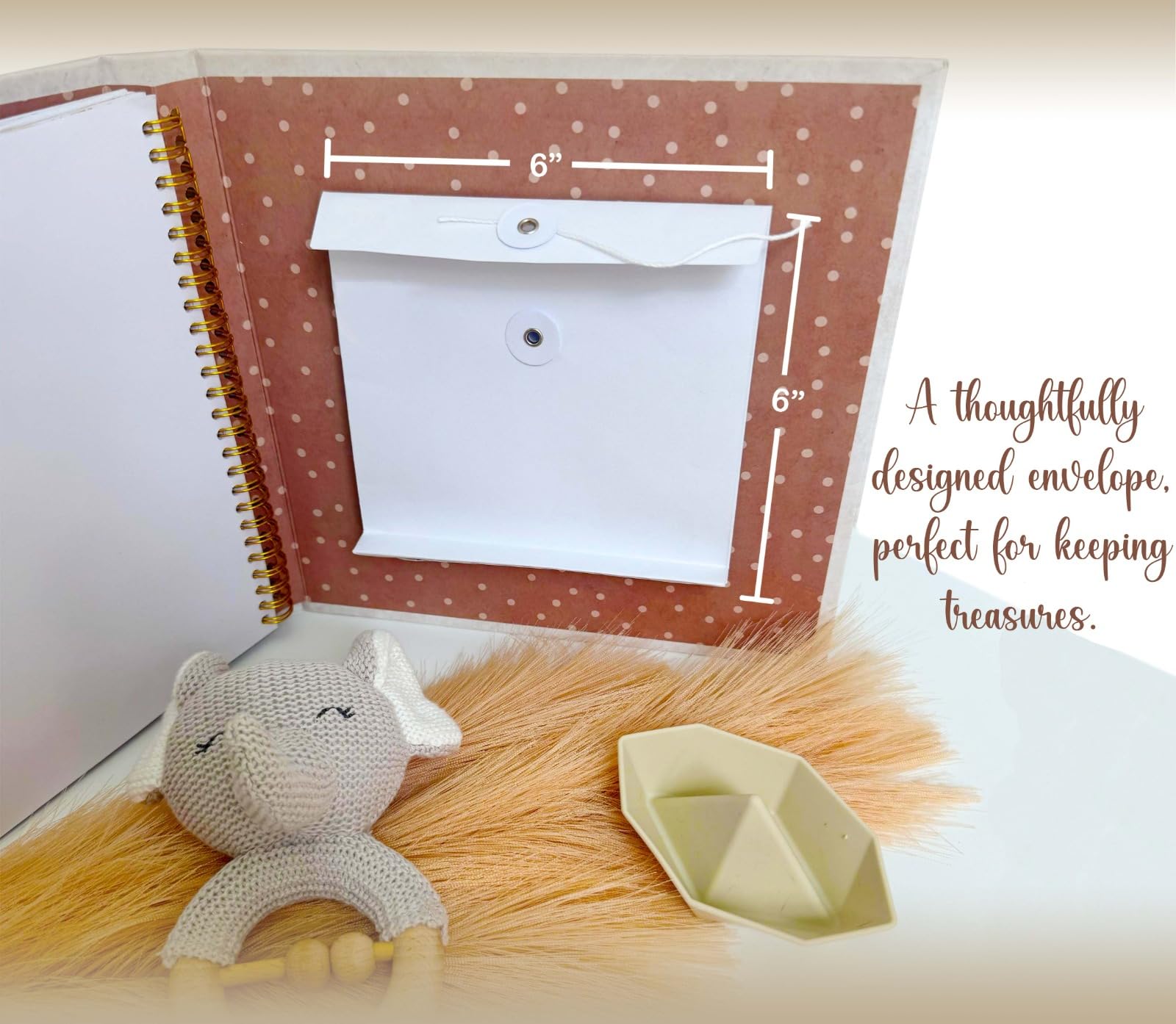 Babyalbum und Erinnerungsbuch perfekt für Jungen oder Mädchen, Teddybär-Design Baby erste 5 Jahre Babybuch, Baby-Erinnerungsbuch mit einzigartigem Stift, Hardcover mit 90 einzigartigen Seiten, Baby