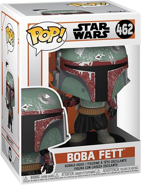 Funko Boba Fett Figurka Kolekcjonerska, Wielokolorowy, od 3 lat