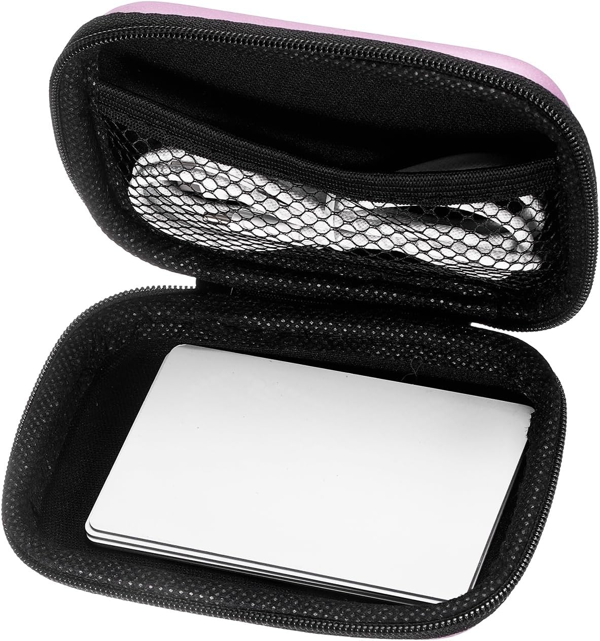 uxcell Travel Card Game Case, UNO Playing Card Case, Pink Waterproof Rectangle Small Storage Box -Not Including Cards for Outdoor Gaming, Camping