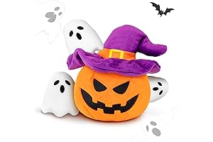 Halloween Dog Toys - Pumpkin & Ghosts Dog Halloween Toys