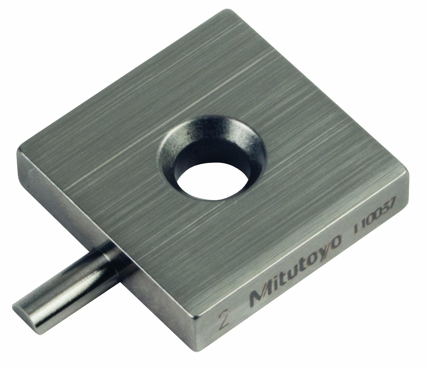 Mitutoyo 619070 Half Round Jaw For Square Gage Block, 1.95mm Radius, 2mm Length, 33.6mm Width, 5