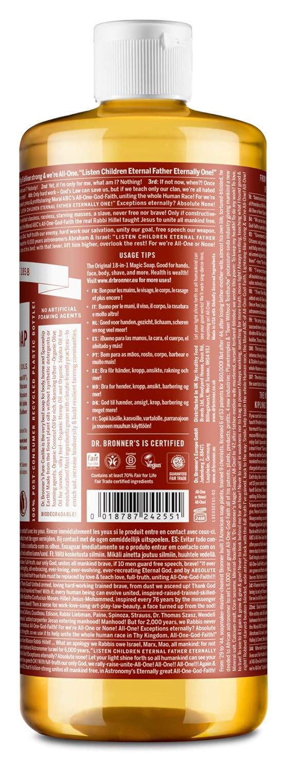 dokuta-burona-zu Magic Soap Liquid Soap 944ml Eucalyptus