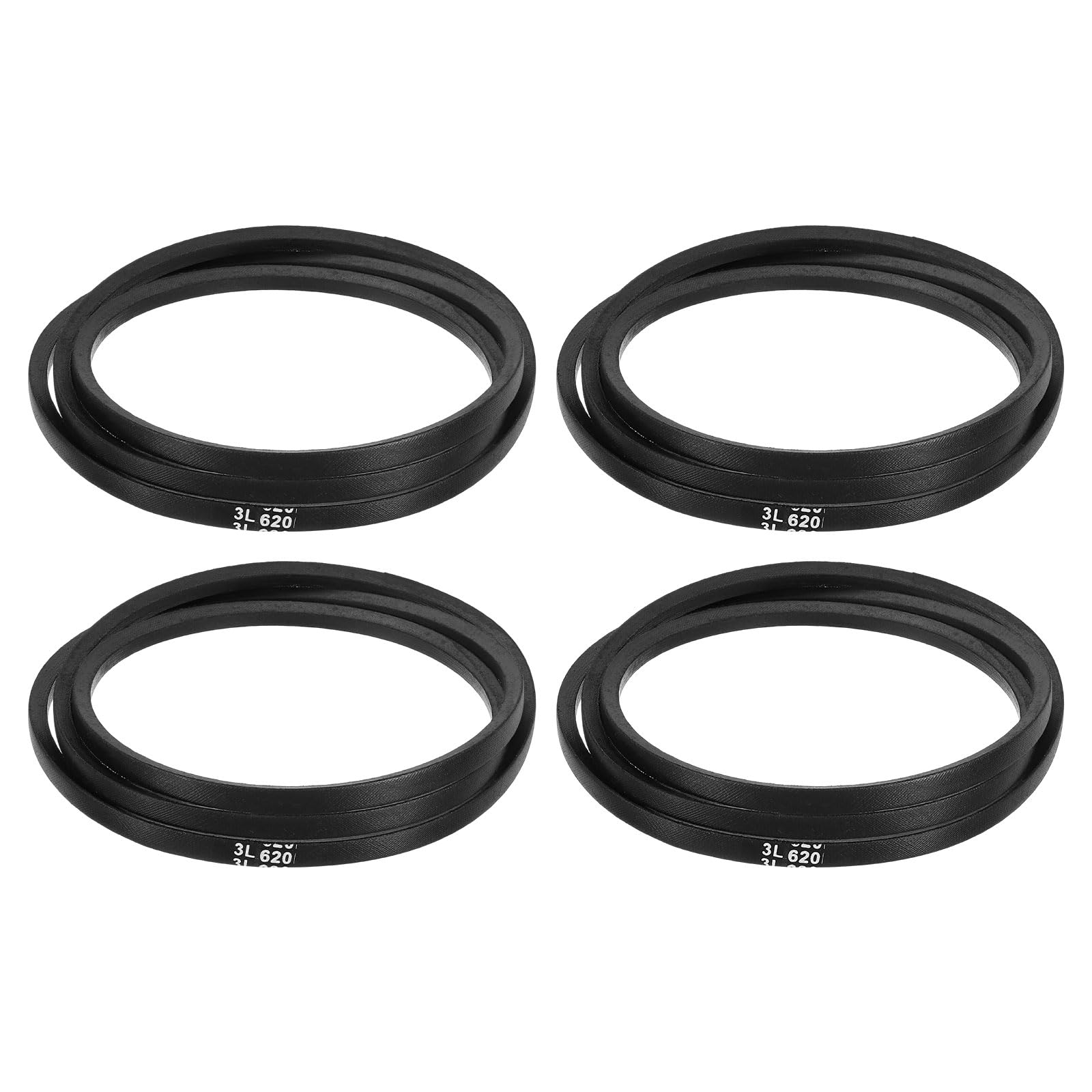 uxcell 3L240 Classic Wrapped Rubber V-Belt, 24"(610mm) Outside Circumference, 3L Profile V Belt 3/8" Width 7/32" Height — view 203
