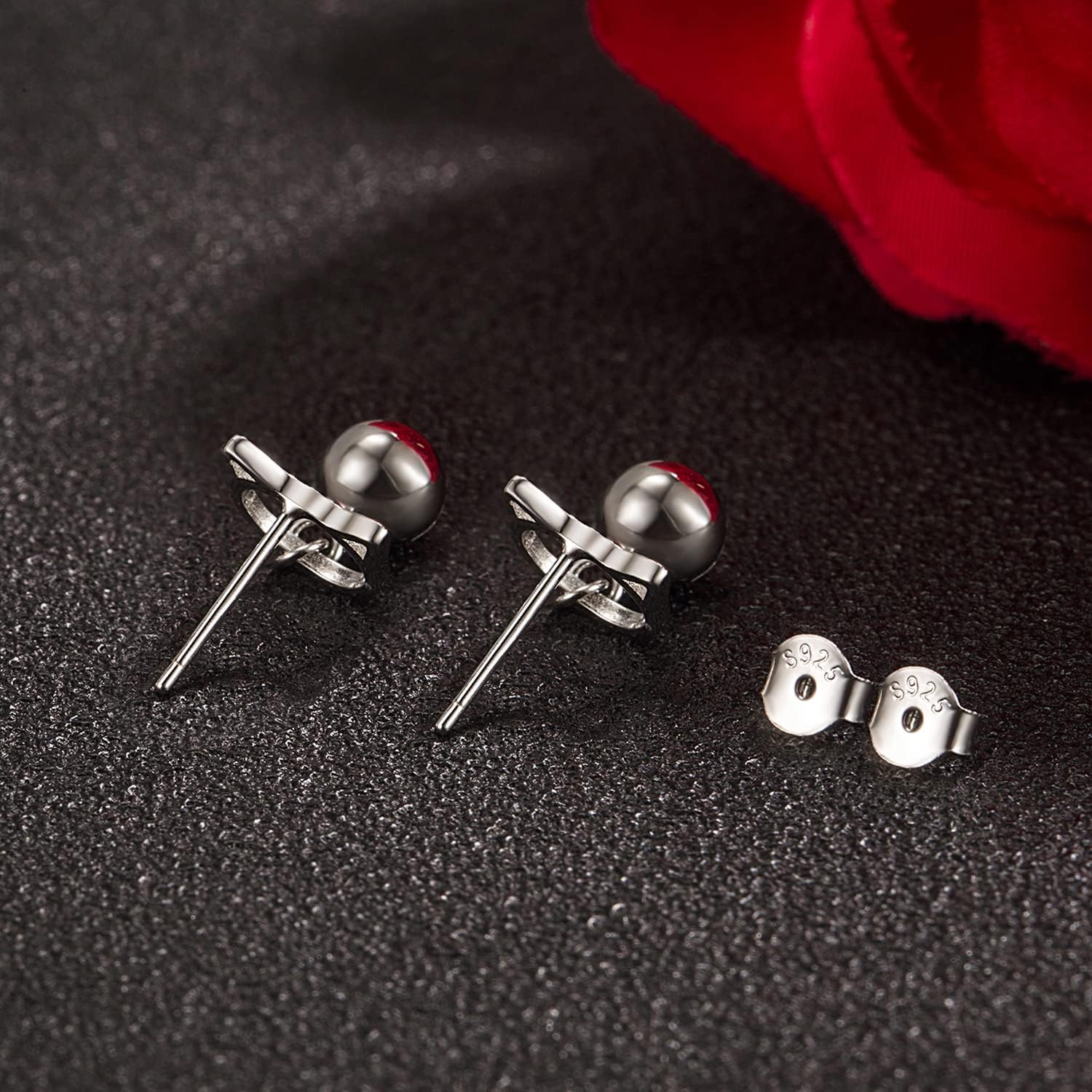 Fashion Cute 925 Sterling Silver Animal Cat Bell Moon Stud Earrings For Women Earrings 5 Styles Not Allergic Fine Jewelry Gift - Image 5